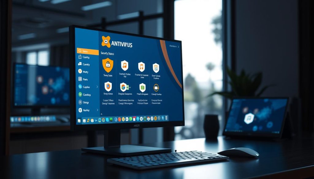 avast antivirus user interface